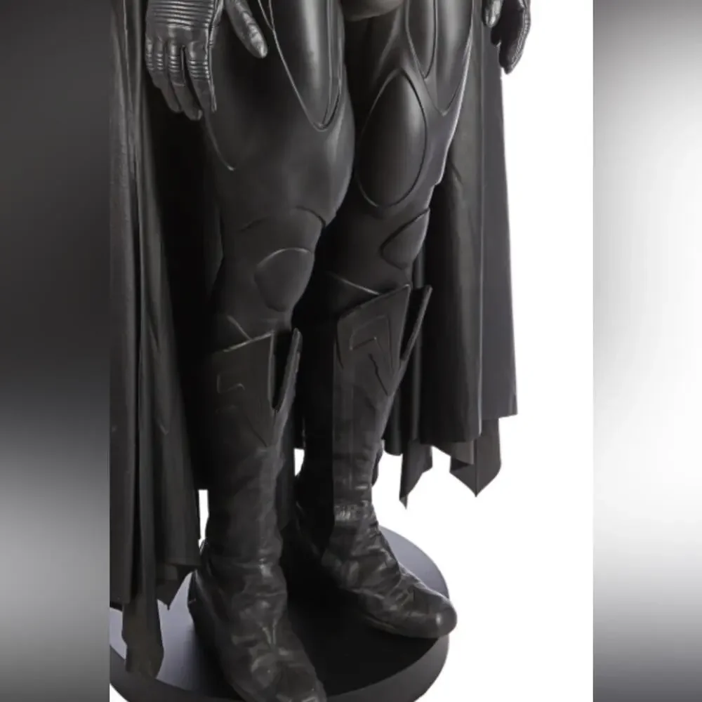 Latex batman cosplay boot tops